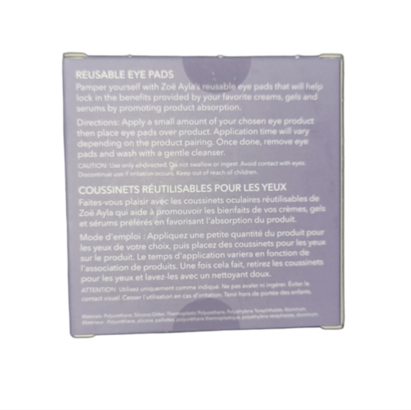 2/$25 Zoe Ayla Reusable Eye Pads - Picture 6 of 9